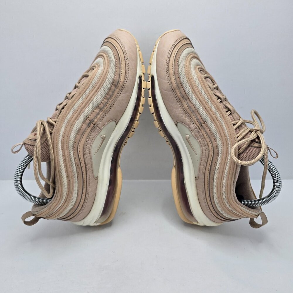 Nike | Air Max 97 Premium Particle neutral beige sporty low-top sneakers | WMS 8 - Picture 9 of 10